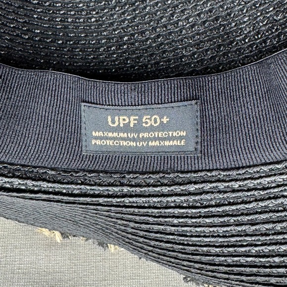 Eric Javits Mykonos Contrast Fringe Fedora Hat - Picture 5 of 8